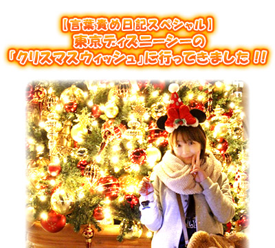 東京ディズニーシーの「クリスマスウィッシュ」に行ってきました！！